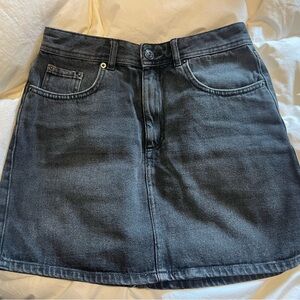 Urban Outfitters Black Denim Skirt